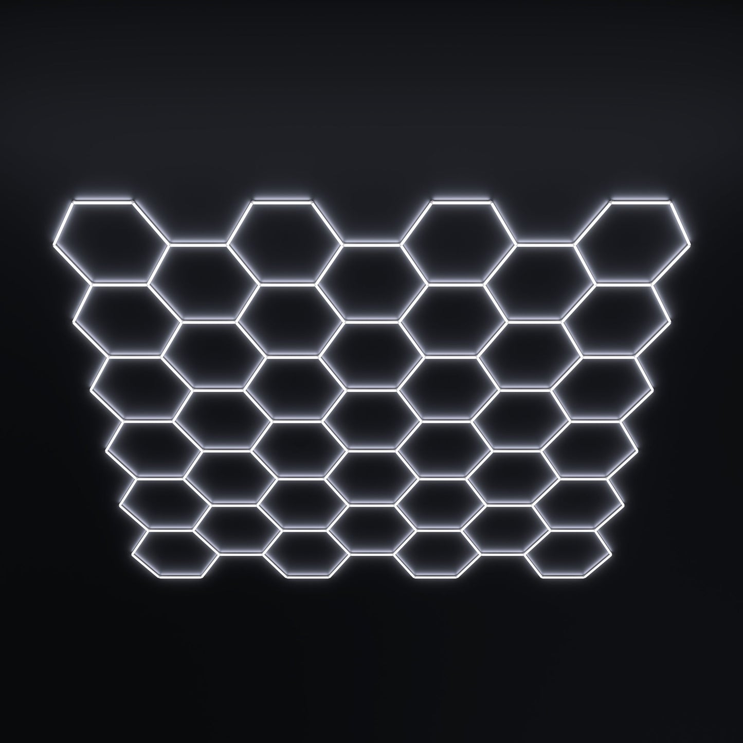Lampe LED hexagonale en nid d'abeille idéale pour luminaire professionnel ( garage, barber, detailling, salle de sport )