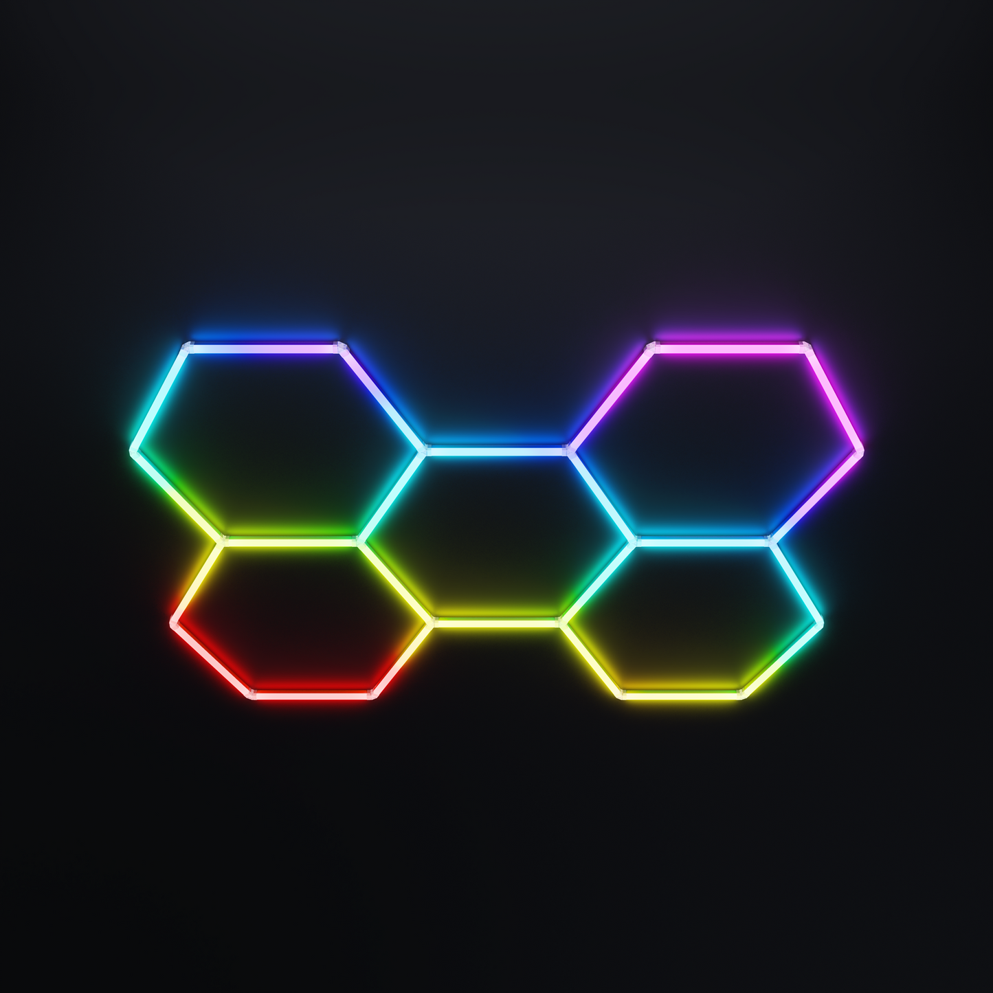 Lampe LED hexagonale en nid d'abeille idéale pour luminaire professionnel ( garage, barber, detailling, salle de sport )