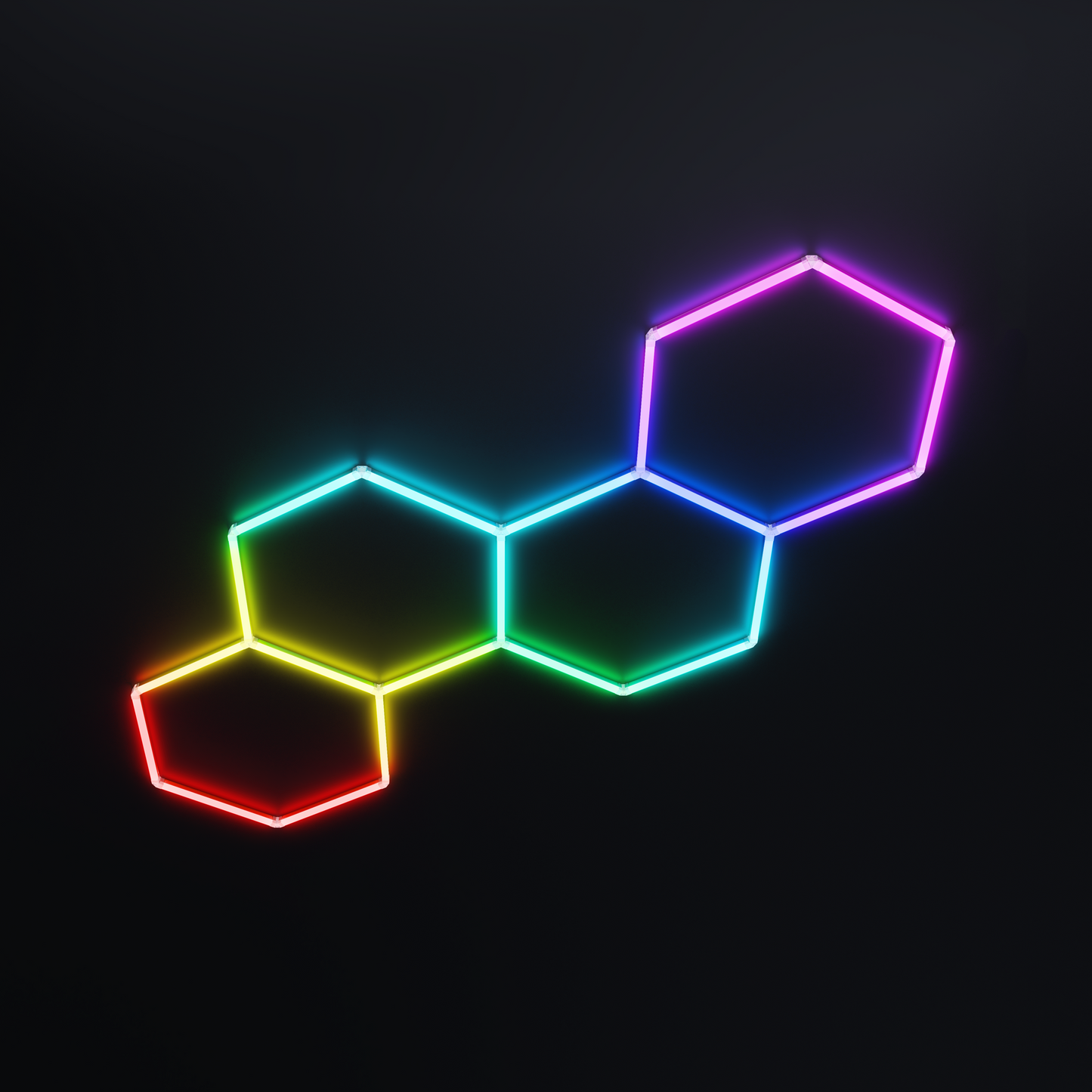 Lampe LED hexagonale en nid d'abeille idéale pour luminaire professionnel ( garage, barber, detailling, salle de sport )