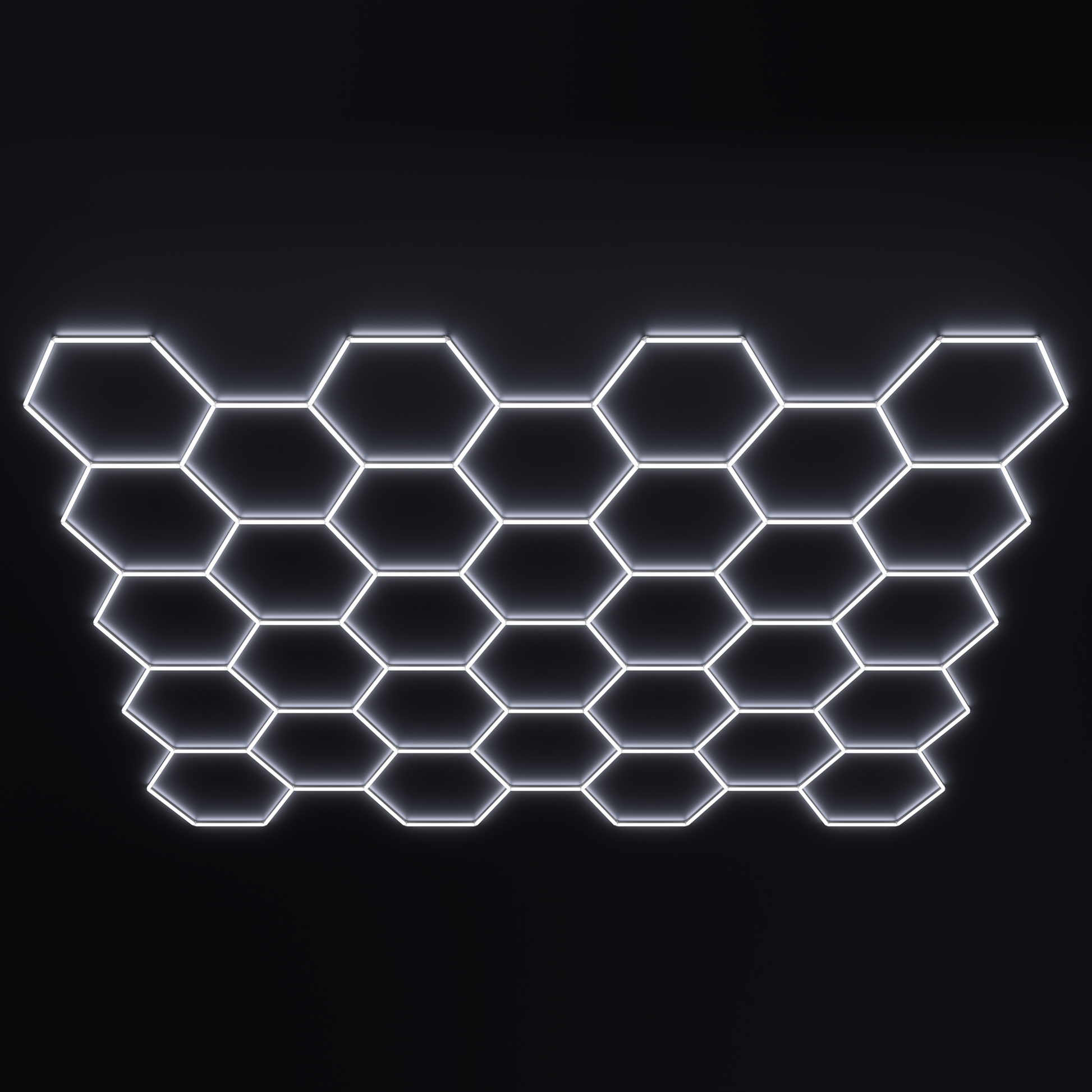 Lampe LED hexagonale en nid d'abeille idéale pour luminaire professionnel ( garage, barber, detailling, salle de sport )