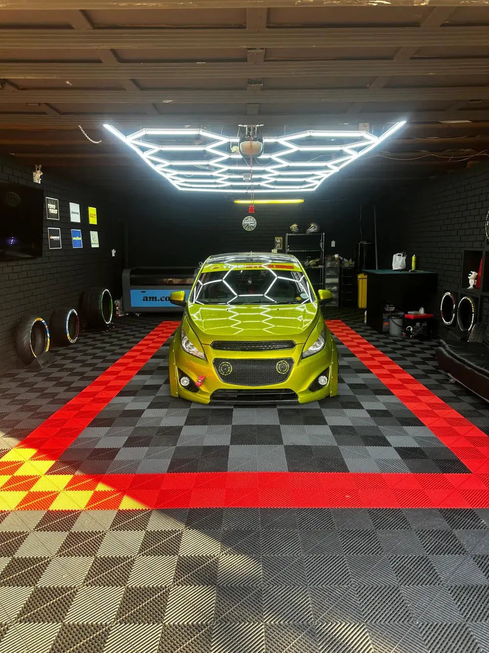 Dalle de sol HeXn NOIR